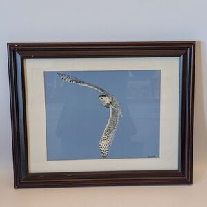 Framed Snowy Owl Art Print